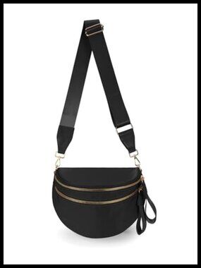 Nylon Crossbody Bag Checkered Bum Bag Handbags Purses for Women